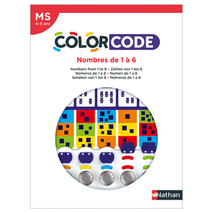 COLORCODE-NOMBRES DE 1 A 6
