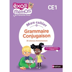 EXOS ET MEMOS - CE1 - MON CAHIER DE GRAMMAIRE-CONJUGAISON