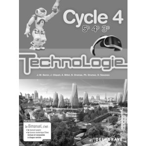 TECHNOLOGIE CYCLE 4 (2017) - LIVRE DU PROFESSEUR