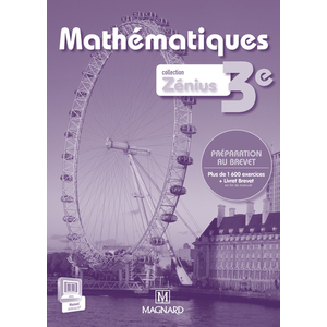 ZENIUS MATHEMATIQUES 3E (2014) - LIVRE DU PROFESSEUR