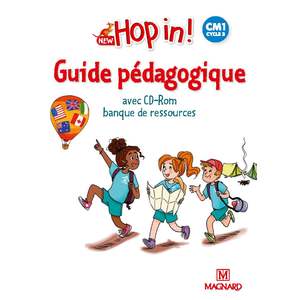 NEW HOP IN! ANGLAIS CM1 (2019) - BANQUE DE RESSOURCES SUR CD-ROM AVEC GUIDE PEDAGOGIQUE PAPIER