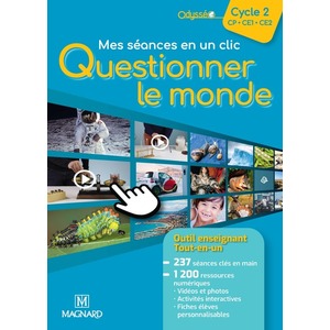 ODYSSEO MES SEANCES EN UN CLIC QUESTIONNER LE MONDE CYCLE 2 (2022) - GUIDE ENSEIGNANT PAPIER + RESSO