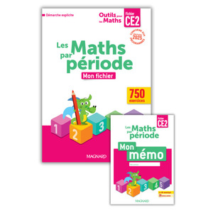 OUTILS POUR LES MATHS CE2 PAR PERIODE (2025) - FICHIER DE L'ELEVE + MEMO