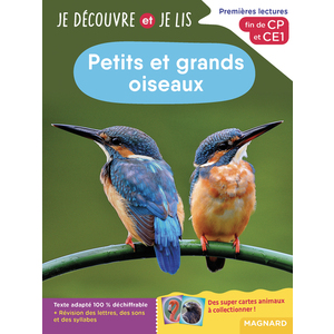 JE DECOUVRE ET JE LIS CP ET CE1 - PETITS ET GRANDS OISEAUX - PREMIERES LECTURES, PREMIERES DECOUVERT