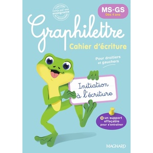 GRAPHILETTRE CAHIER D'ECRITURE MS-GS
