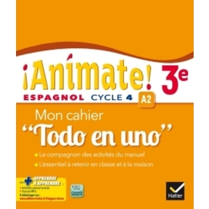 ANIMATE ESPAGNOL 3E ED. 2016 - CAHIER D'ACTIVITES