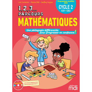 1,2,3... PARCOURS MATHEMATIQUES - FICHIER CE + CD 2019