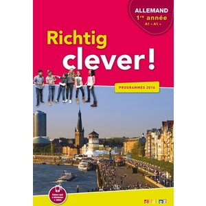 RICHTIG CLEVER 1ERE ANNEE - LIVRE