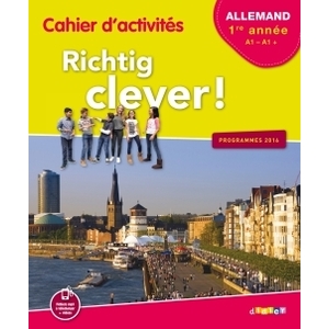 RICHTIG CLEVER 1ERE ANNEE - CAHIER -VERSION PAPIER