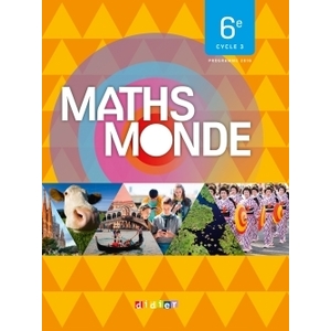 MATHS MONDE 6E - LIVRE