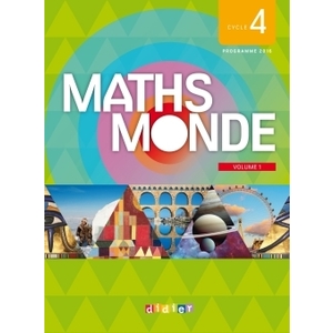 MATHS MONDE CYCLE 4 VOLUME 1 - LIVRE