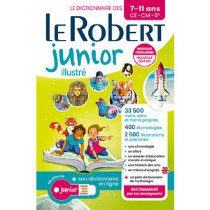 LE ROBERT JUNIOR ILLUSTRE ET SON DICTIONNAIRE EN LIGNE + CLE