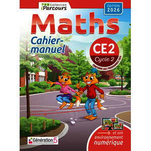 CAHIER-MANUEL IPARCOURS MATHS CE2 (EDITION 2026)