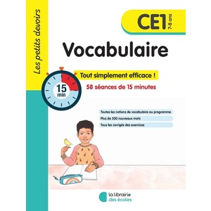 LES PETITS DEVOIRS - VOCABULAIRE CE1