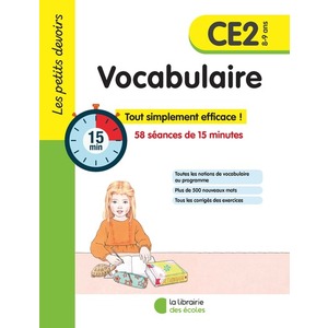 LES PETITS DEVOIRS - VOCABULAIRE CE2