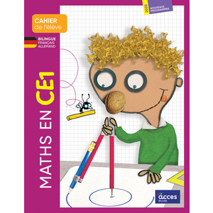 MATHS EN CE1 - CAHIER DE L'ELEVE BILINGUE - EDITION BILINGUE