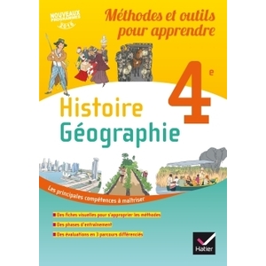 METHODES ET OUTILS POUR APPRENDRE - HISTOIRE-GEOGRAPHIE 4E ED. 2017 - CAHIER ELEVE