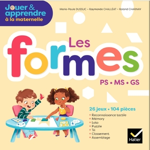 JOUER ET APPRENDRE - LES FORMES - PS, MS, GS - ED. 2018 - BOITE DE MATERIEL POUR LA CLASSE