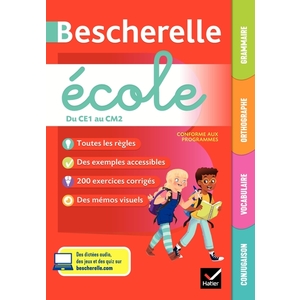 BESCHERELLE ECOLE - FRANCAIS (CP, CE1, CE2, CM1, CM2) - TOUT LE PROGRAMME DE FRANCAIS A L'ECOLE PRIM