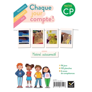 CHAQUE JOUR COMPTE - MATHS CP ED. 2022 - LES ATELIERS  : JEUX AUTOCORRECTIFS