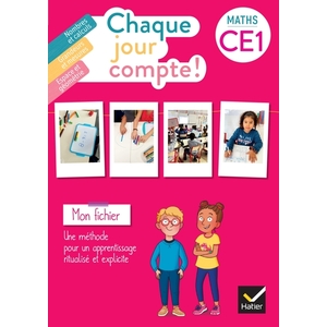 CHAQUE JOUR COMPTE - MATHS CE1 ED. 2023 - FICHIER DE L'ELEVE