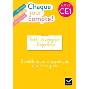 CHAQUE JOUR COMPTE - MATHS CE1 ED. 2023 - GUIDE BI MEDIA ET ACCES SITE + PPT