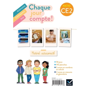 CHAQUE JOUR COMPTE - MATHS CE2 - ED. 2025 - LES ATELIERS : JEUX AUTOCORRECTIFS