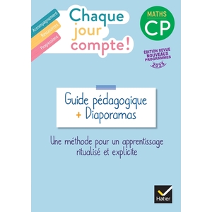CHAQUE JOUR COMPTE - MATHS CP - ED. 2025 - GUIDE BI-MEDIA AVEC DIAPORAMAS