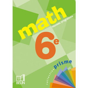 MATH 6E - LIVRE DE L'ELEVE