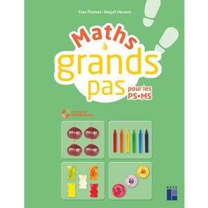 MATHS A GRANDS PAS PS MS + CD + TELECHARGEMENT