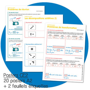 HAUT LES MATHS CE2 - POSTERS