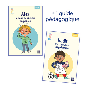 PACK DE 2 EXEMPLAIRES QUARTIER LIBRE CE-CM (ALEX A PEUR DE RECITER SA POESIE + NADIR VEUT DEVENIR SA