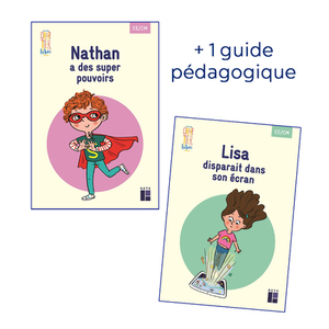 PACK DE 2 EXEMPLAIRES QUARTIER LIBRE CE-CM (LISA DISPARAIT DANS SON ECRAN + NATHAN A DES SUPER POUVO