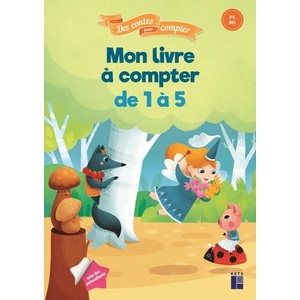 MON LIVRE A COMPTER DE 1 A 5 - PS-MS AVEC DES AUTOCOLLANTS