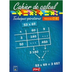 CAHIER DE CALCUL CYCLE 3 NIVEAU 2D