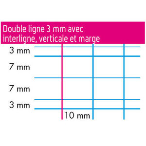 25 CAHIERS MATERNELLE 17X14,7 24P DL3MM À L'ITALIENNE