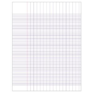 10 CAHIERS CARTE BLANCHE 24X32 96P SÉYÈS 90G PIQÛRE