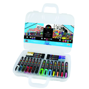 FEUTRES MAGIQUES BIC KIDS COLOUR & CREATE Pointe large XL Pochette de 12 assortis