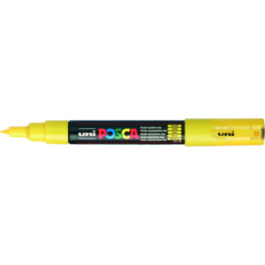 MARQUEUR POSCA JAUNE PC1MC PTE ULTRA FINE