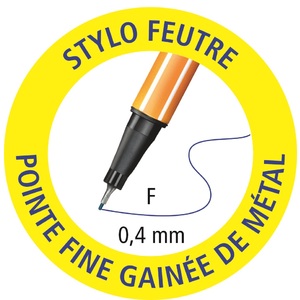 POINT 88 FEUTRE BLEU