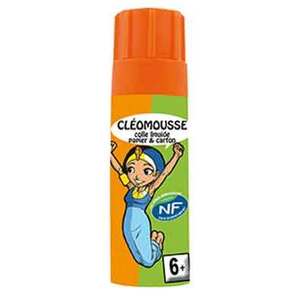 CLEOMOUSSE COLLE TRANSPARENTE 25gr embout mousse NF environnement