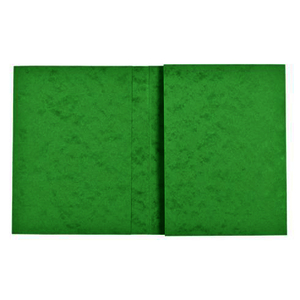 1 PROTEGE-CAHIER CARTON 24X32 2 RABATS 265GR VERT