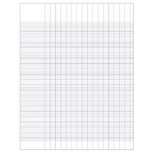 CAHIER CARTE BLANCHE 24X32 96P SÉYÈS 90G PIQÛRE