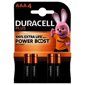 ALCALINE + 100% 4 PILES AAA