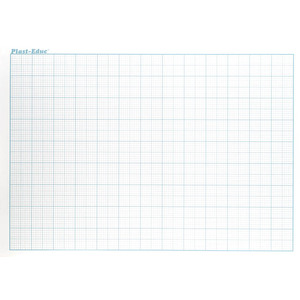 TABLEAU SUPPORT BLANC UNI/QUADRILLE 120x80