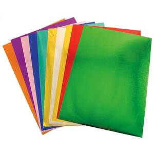 CARTON METALLISE A4 10 feuilles assorties