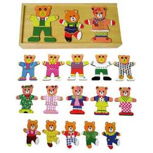 PUZZLE FAMILLE OURS A HABILLER