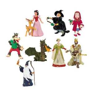CONTES ET LEGENDES - lot de 9 figurines