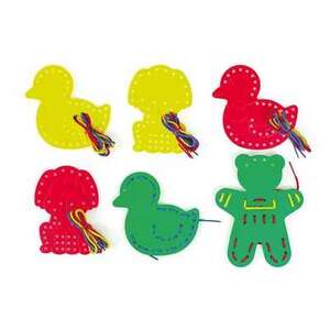 ANIMAUX A LACER - 9 pièces + 27 lacets 70cm