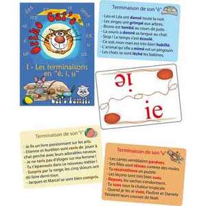 ORTHO CAT'S 1  - TERMINAISONS jeu de cartes